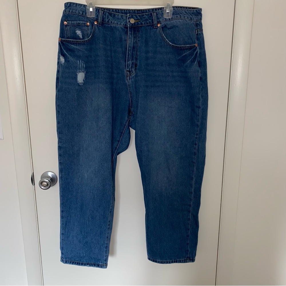 SHEIN High Waist Mom Cropped jeans - 2XL